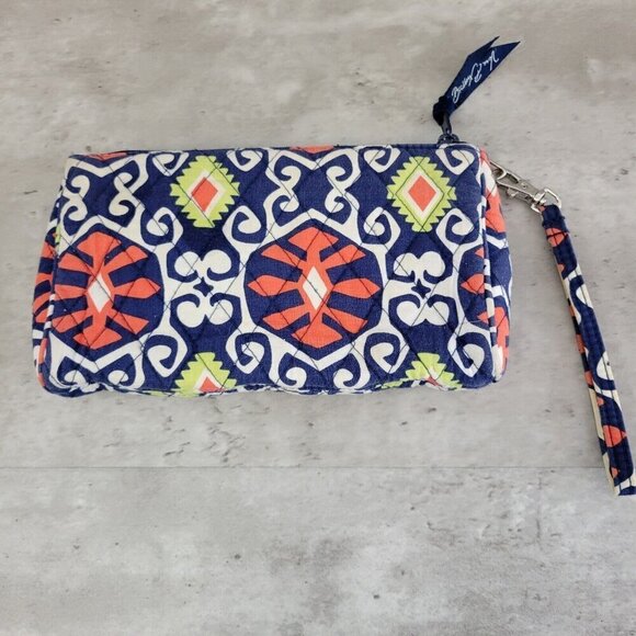 Vera Bradley Wristlet Sun Valley Front Clasp Wallet Floral Large - Picture 5 of 11
